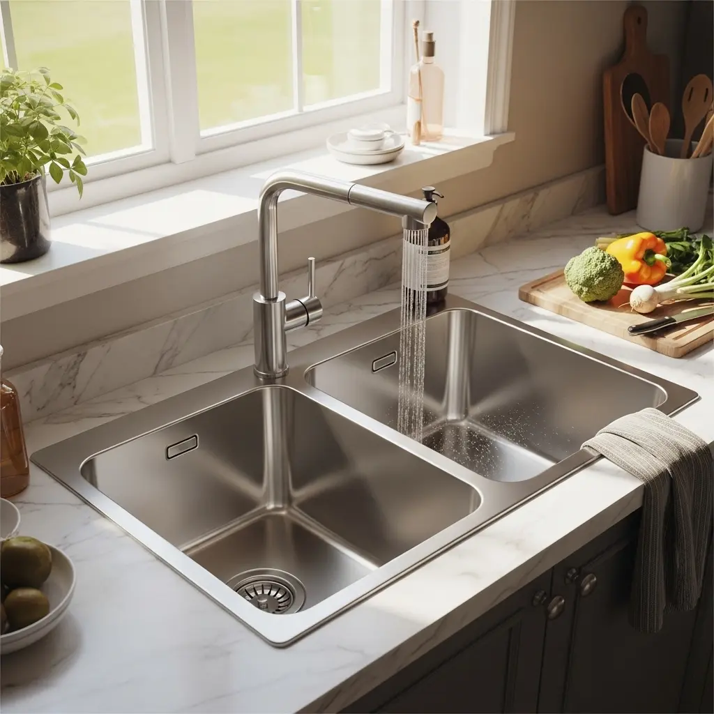 double bowl sink