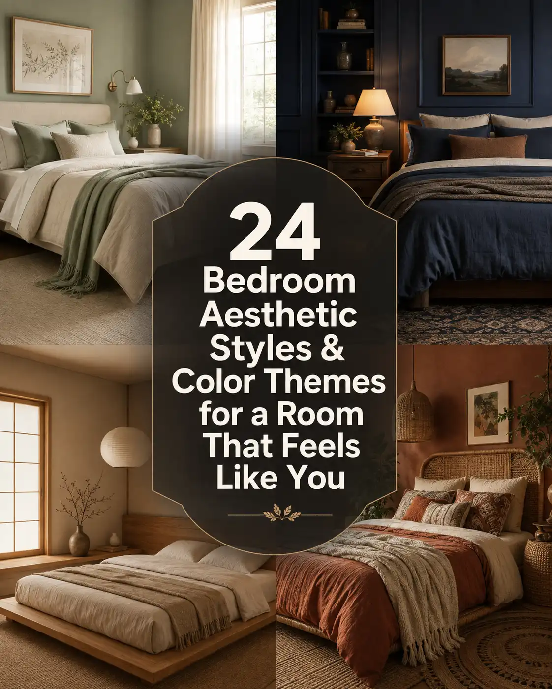 24 Bedroom Aesthetic Styles & Color Themes for a Room That Feels Like You